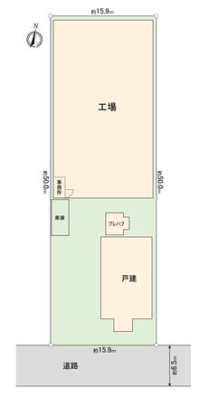 港区新茶屋4丁目 間取図(平面図)