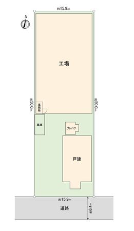 港区新茶屋4丁目 間取図(平面図)