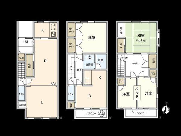 中村区藤江町4丁目 間取図(平面図)