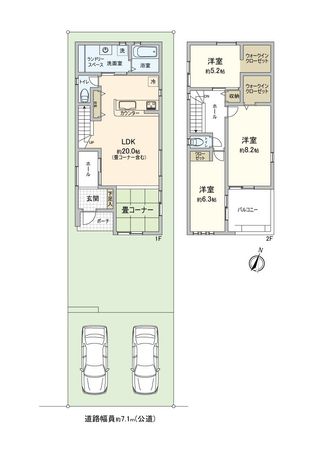 港区多加良浦町5丁目 間取図(平面図) 間取図(平面図)