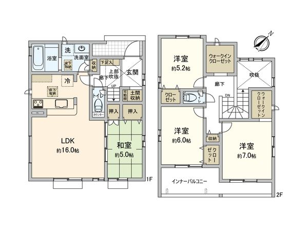 港区船頭場2丁目 1号棟 間取図(平面図) 港区船頭場2丁目 1号棟 間取図(平面図)
