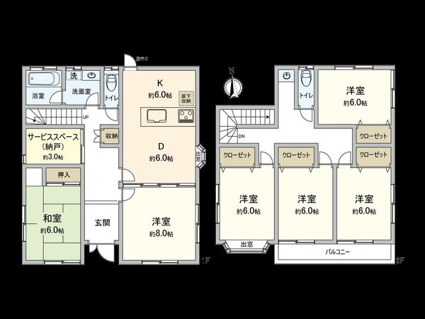 中川区新家3丁目 間取図(平面図)