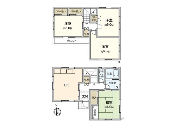 中川区東起町5丁目 間取図(平面図)