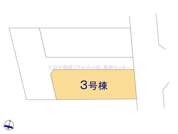 中川区助光1丁目【3号棟】 全体区画図 中川区助光1丁目【3号棟】 全体区画図