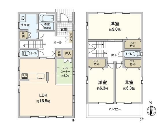 港区西福田5丁目 間取図(平面図) 港区西福田5丁目 間取図(平面図)