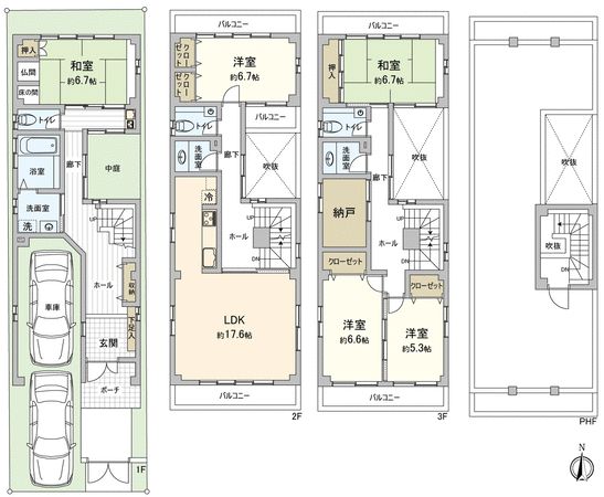 港区当知4丁目 間取図(平面図) 港区当知4丁目 間取図(平面図)