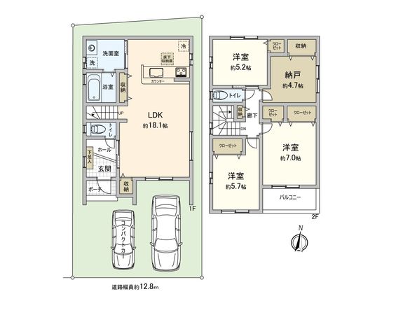 港区小碓4丁目 間取図(平面図) 港区小碓4丁目 間取図(平面図)