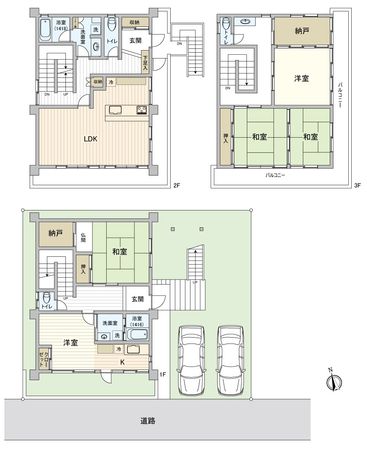 中村区並木1丁目 間取図(平面図) 中村区並木1丁目 間取図(平面図)