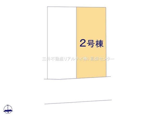 港区惟信町4丁目【2号棟】 全体区画図 港区惟信町4丁目【2号棟】 全体区画図