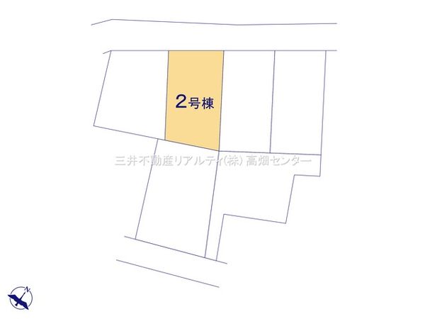 港区船頭場2丁目【2号棟】 全体区画図 港区船頭場2丁目【2号棟】 全体区画図