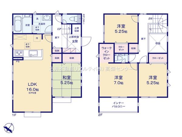 港区船頭場2丁目【6号棟】 間取図(平面図) 港区船頭場2丁目【6号棟】 間取図(平面図)