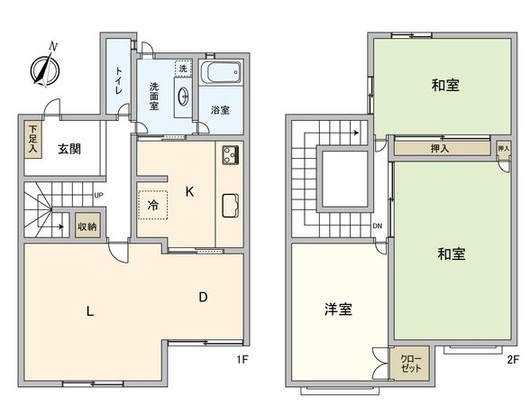 中川区助光2丁目 間取図(平面図) 中川区助光2丁目 間取図(平面図)