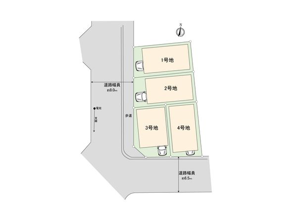中川区高畑4丁目【新築戸建4号地】 間取図(平面図)