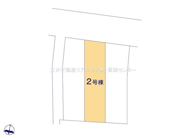中川区万場3丁目【2号棟】 全体区画図 中川区万場3丁目【2号棟】 全体区画図