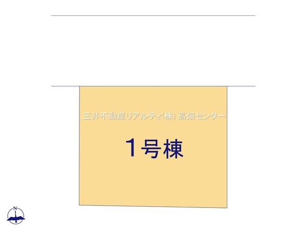 中川区かの里1丁目【1号棟】 区画図 中川区かの里1丁目【1号棟】 区画図