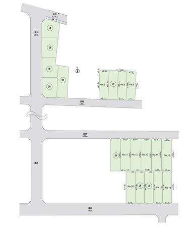 港区大西2丁目【9号地】 間取図(平面図)