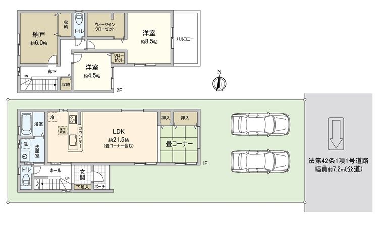 中川区丸米町2丁目 間取図(平面図) 中川区丸米町2丁目 間取図(平面図)