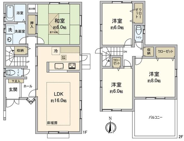津島市愛宕町5丁目 間取図(平面図) 津島市愛宕町5丁目 間取図(平面図)