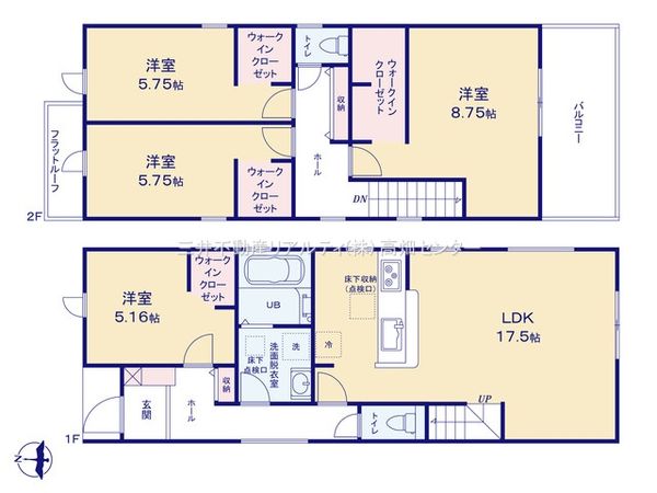 港区小賀須3丁目【3号棟】 間取図(平面図)