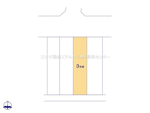 港区小賀須3丁目【3号棟】 区画図