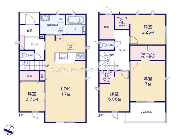 港区錦町【1号棟】 間取図(平面図) 港区錦町【1号棟】 間取図(平面図)