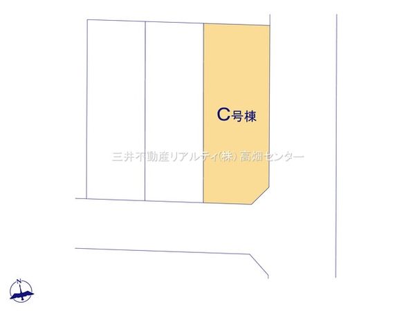弥富市平島東3丁目【C号棟】 区画図 弥富市平島東3丁目【C号棟】 区画図