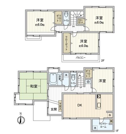 海部郡大治町大字西條字壱町田 間取図(平面図) 間取図(平面図)