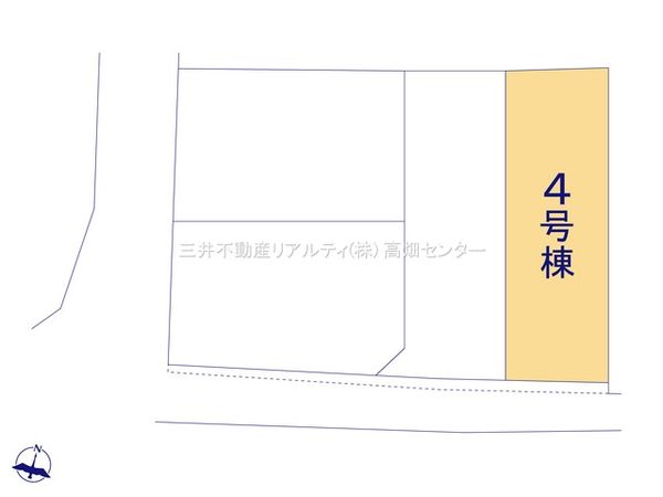 海部郡蟹江町大字蟹江新町字上之割【4号棟】 間取図(平面図)