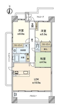 間取図(平面図)