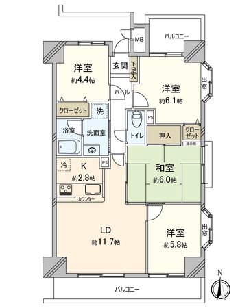 間取図(平面図)