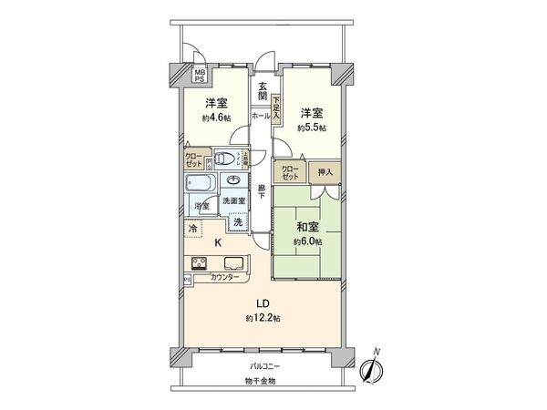 ラビデンス善進本町 間取図(平面図) 間取図(平面図)