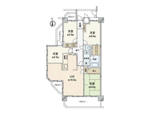サーラ・グリーン惟信町 間取図(平面図) サーラ・グリーン惟信町 間取図(平面図)