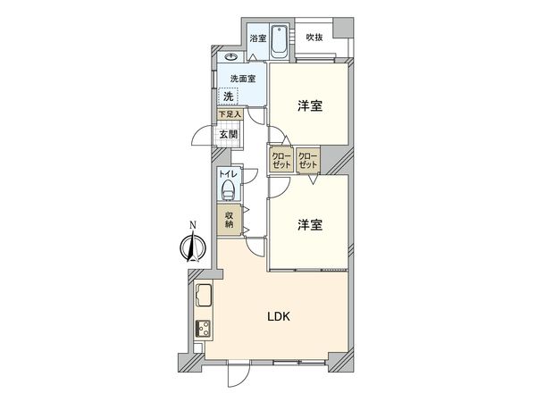 ライオンズマンション惟信町 間取図(平面図) ライオンズマンション惟信町 間取図(平面図)