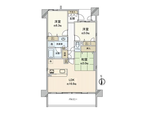 グランマノワール南陽 間取図(平面図)