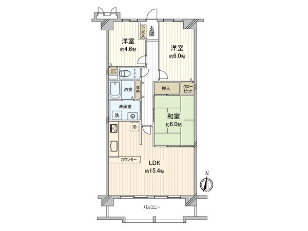 スペリア惟信 間取図(平面図) スペリア惟信 間取図(平面図)