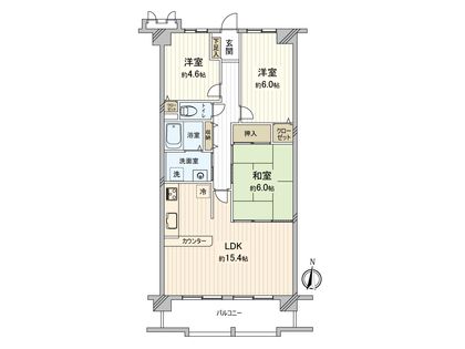 スペリア惟信 間取図(平面図) 間取図(平面図)
