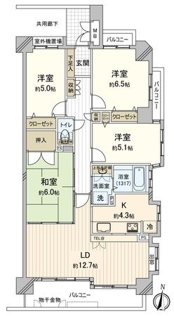 NDSマンション小碓 間取図