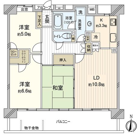 グランステイツ津島 間取図(平面図)