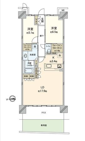 パークホームズLaLa名古屋みなとアクルスガーデンスクエア 間取図(平面図) パークホームズLaLa名古屋みなとアクルスガーデンスクエア 間取図(平面図)