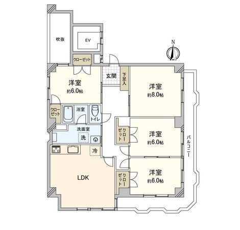 丸美タウンマンション昭和橋 間取図(平面図) 丸美タウンマンション昭和橋 間取図(平面図)