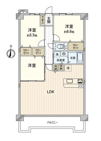 宝マンション稲永 間取図(平面図) 宝マンション稲永 間取図(平面図)