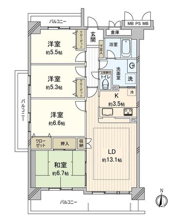 スペリアいろは公園 間取図(平面図) スペリアいろは公園 間取図(平面図)