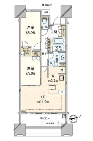 ザ・パークハウス名古屋 間取図(平面図)