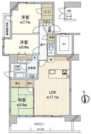 キャッスルハイツ長良北町Ⅱ 間取図(平面図) キャッスルハイツ長良北町Ⅱ 間取図(平面図)