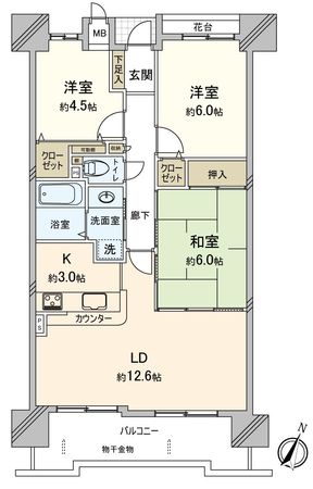 ユーハウス正徳 間取図(平面図) ユーハウス正徳 間取図(平面図)