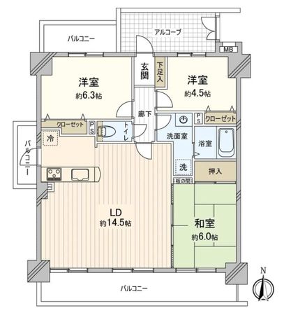 間取図(平面図)