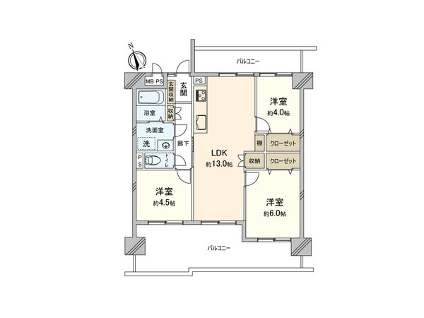 間取図(平面図)