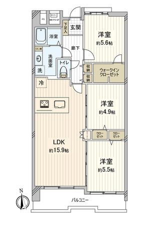間取図(平面図)