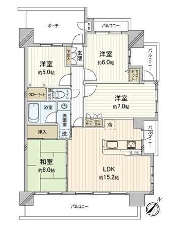 間取図(平面図)