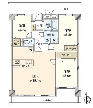 岩塚町スカイマンション 間取図(平面図) 岩塚町スカイマンション 間取図(平面図)